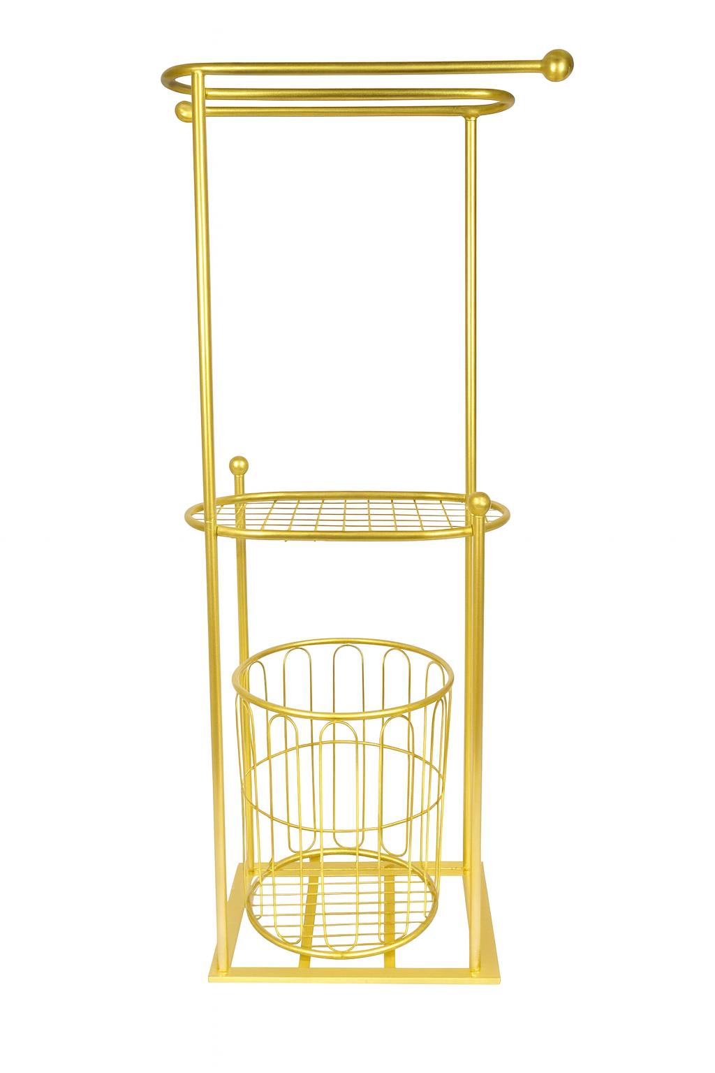 מתקן אחסון דקורטיבי - סל עגול