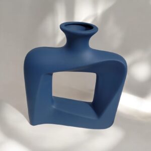 אגרטל מרובע כחול